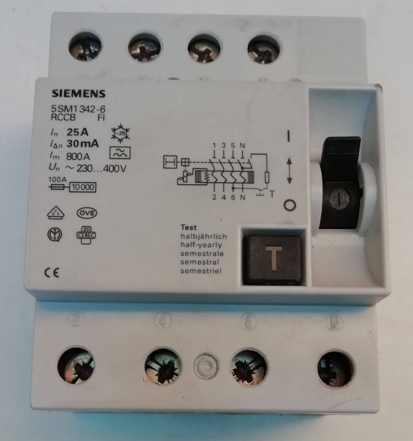 Siemens 3 fázisú áramvédő kapcsoló eladó