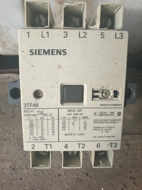 Siemens 3 fzis mgneskapcsol