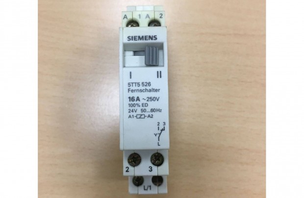 Siemens 5TT5 526 (16A, 250V / 24 V remote switch) tvkapcsol