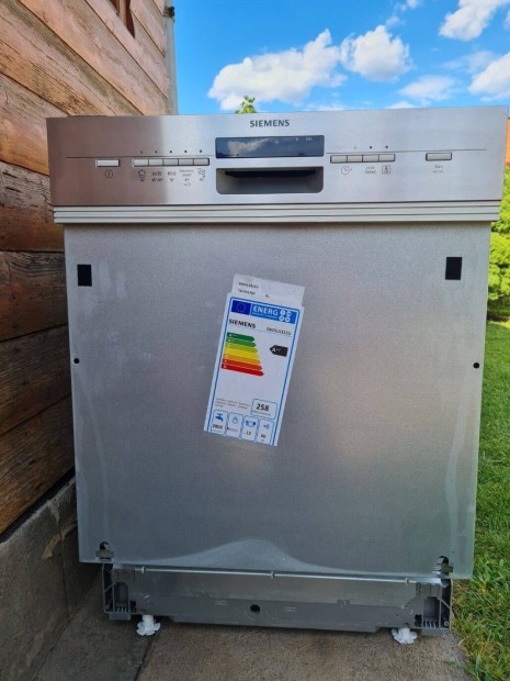 Siemens A++ inox digitális beépíthető 12 terítékes mosogatógép