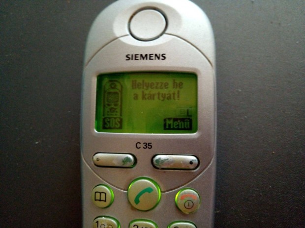 Siemens C35 silver telefon (krtyafggetlen)