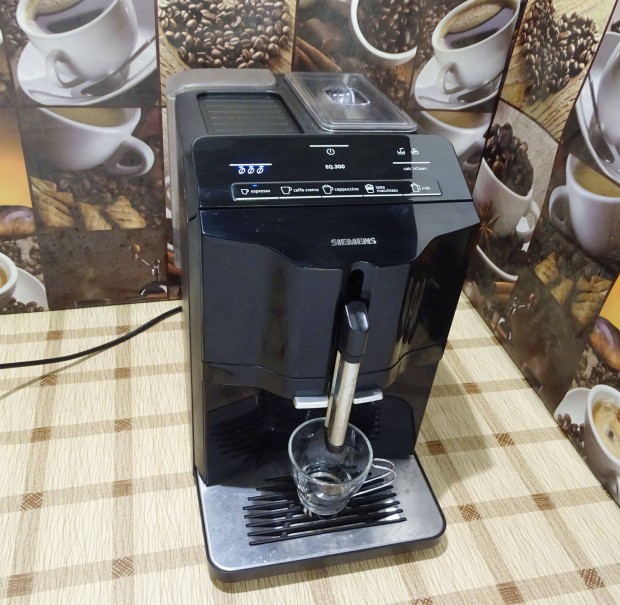 Siemens EQ.300 automata kvgp kvfz fekete