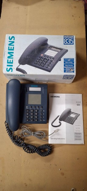 Siemens Euroset 835 vezetkes telefon sajt dobozban