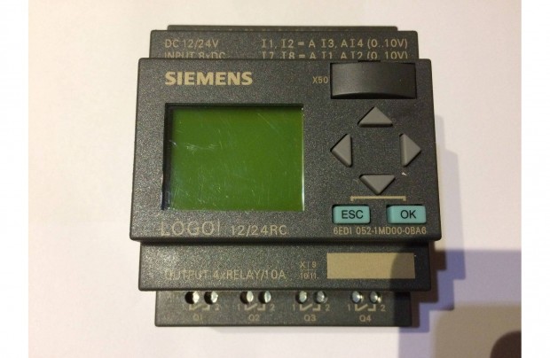 Siemens Logo RC plc logikai modul 12/24V rels