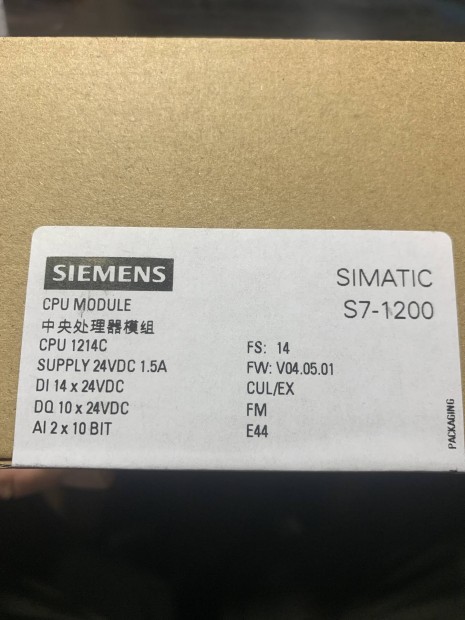 Siemens PLC 1214c dc/dc/dc