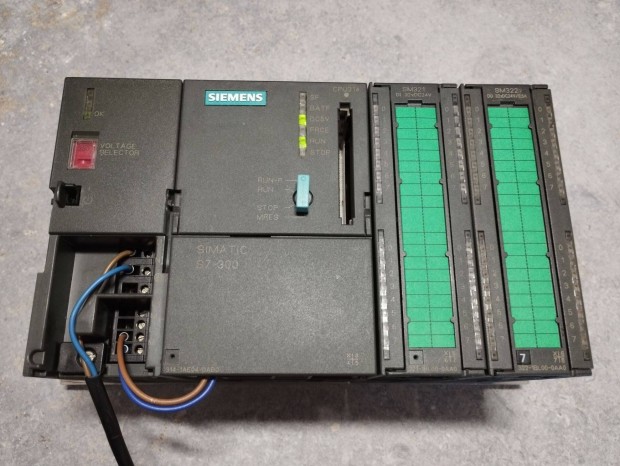 Siemens PLC S7-314 + IO modul konfiguracio