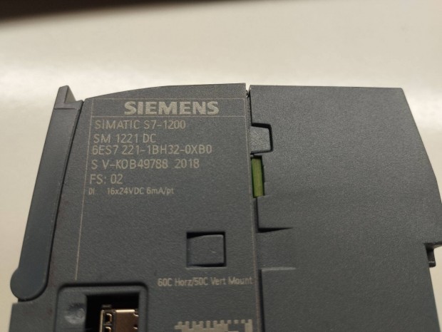 Siemens PLC SM 1221 DC IO bovitoegyseg 16x DI 24VDC