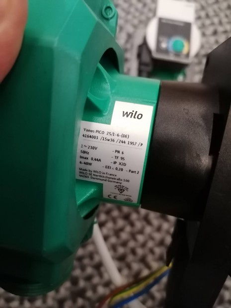 Siemens Rvp201+Wilo keringető szivattyú 2db