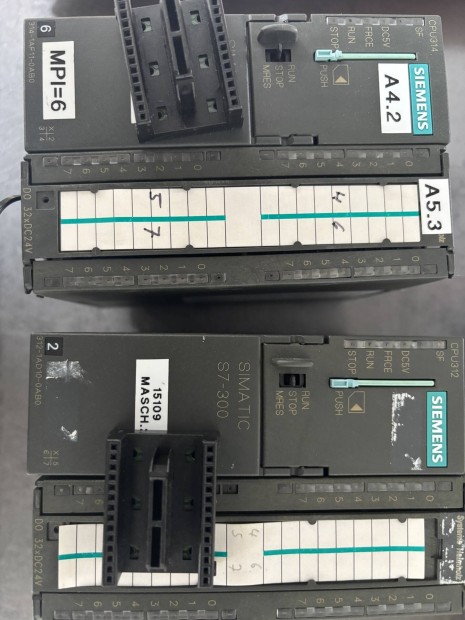 Siemens S7-300  PLC-k, vezrlk, kimeneti modulokkal