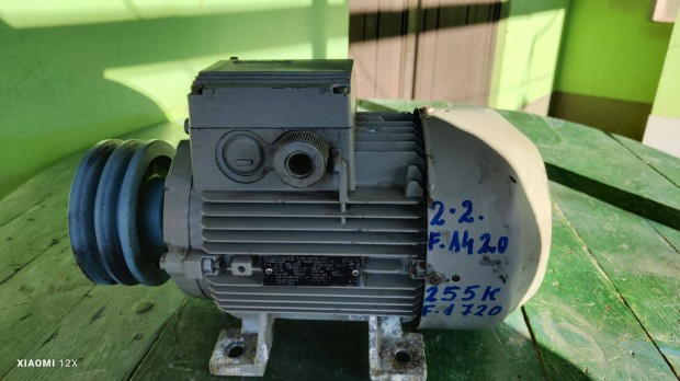 Siemens Villanymotor 380, V , 2, 2 K W,