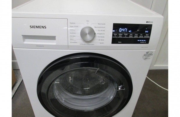 Siemens iq 500 isensoric elöltöltős mosógép 8kg Leárazva!