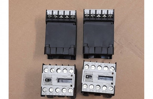 Siemens mgneskapcsol, kontaktor, rel, 3TH2022OAG2, 2NO+2NC 10A/110V