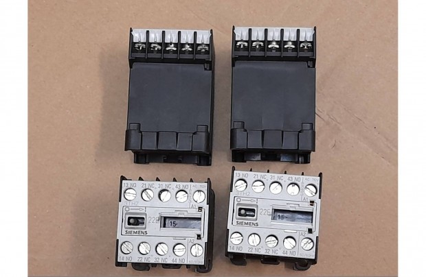 Siemens mgneskapcsol, kontaktor, rel, 3TH2022OAG2, 2NO+2NC 10A/110V