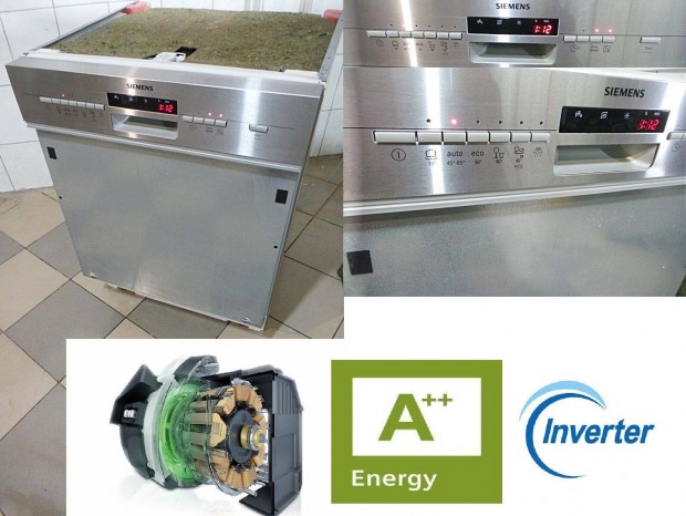 Siemens variospeed A++ Turbo20min 13 tertkes inverteres mosogatgp