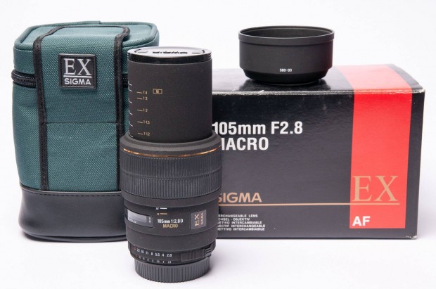Sigma 105mm 2.8 EX DG Macro makró objektív Nikon FX/DX