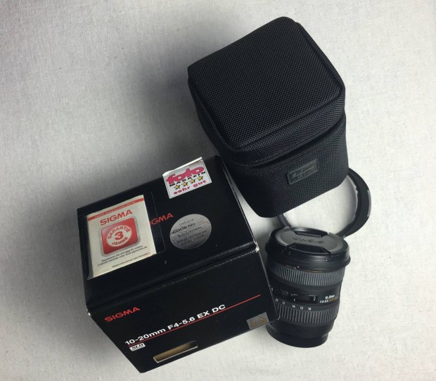 Sigma 10-20/4-5.6 EX DC nagyltszg zoom Canon EOS-hoz elad