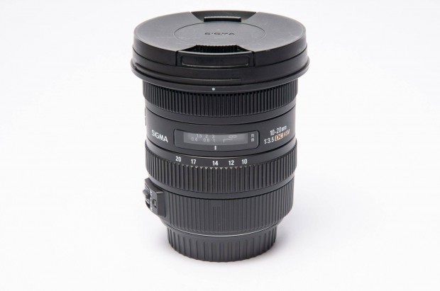 Sigma 10-20mm f/3.5 EX DC HSM nagylátószögű objektív Canon APS-C vázra