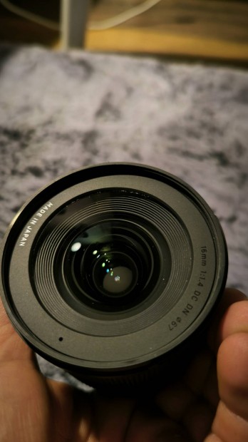 Sigma 16mm f1.4 objektv 