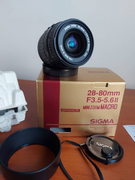 Sigma 28-80 objektv_Canon EF bajonett