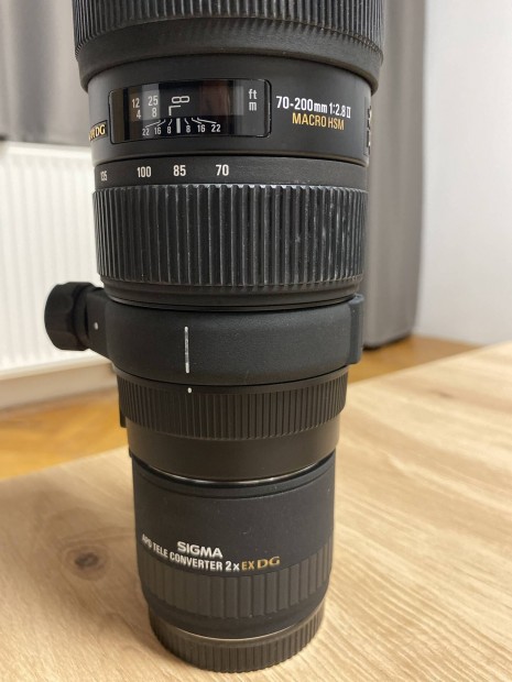 Sigma 70-200mm f/2.8+2x telekonverter