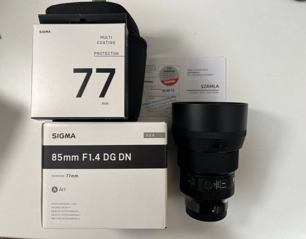 Sigma 85mm f/1.4 DG DN Art (Sony E) Garanciális