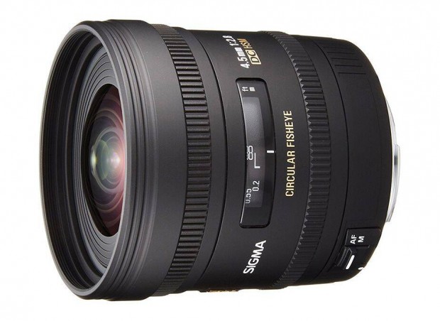 Sigma AF 4.5 2.8 HSM Fisheye objektv (Nikon) 4.5mm | 6 h garancia!