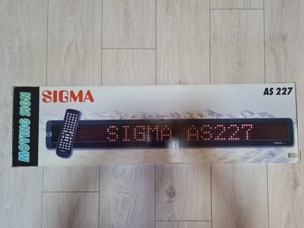 Sigma AS 227 Digitalis LED kijelz