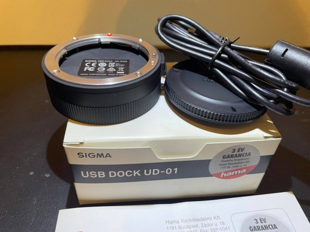 Sigma USB dokkol objektv (Canon bajonettes) firmware frisstshez