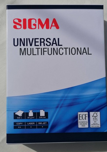 Sigma fnymsolpapr csomag A4 80 g 500 lap