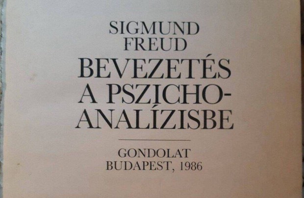 Sigmund Freud: Bevezets a pszichoanalisisbe megkimlt llapot