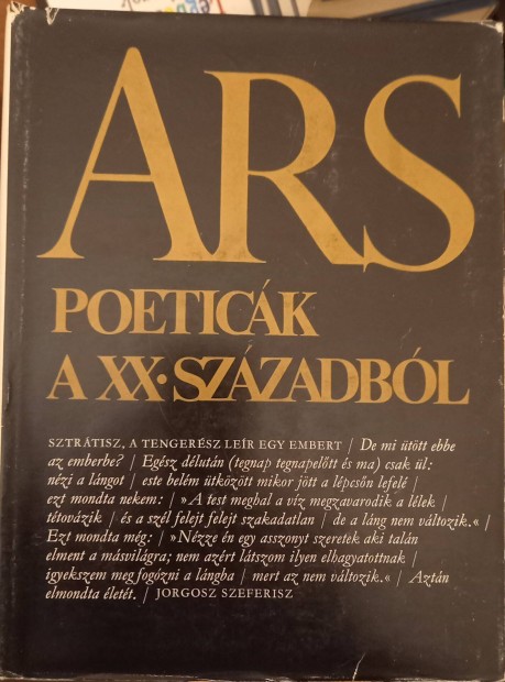 Sk Csaba Ars poetick a XX. szzadbl