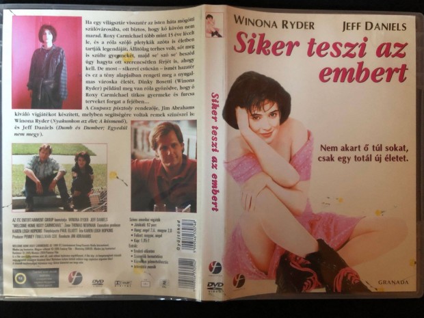 Siker teszi az embert DVD (karcmentes, Winona Ryder, Jeff Daniels)