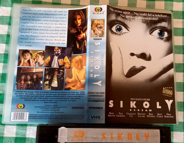 Sikoly 1-2-3 - horror vhs - Wes Craven