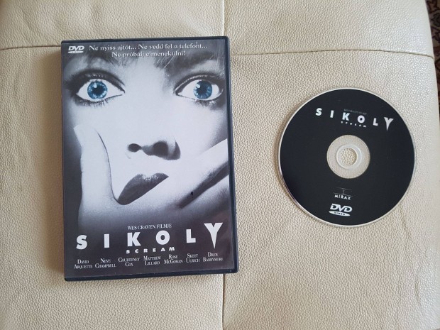 Sikoly Scream eredeti DVD film Programfzettel