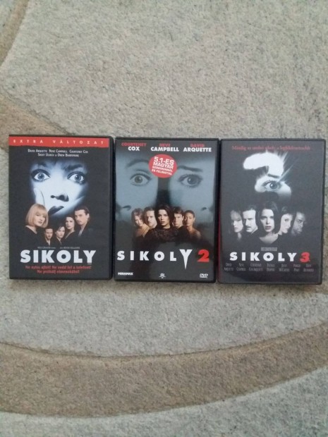 Sikoly filmek (3 DVD)
