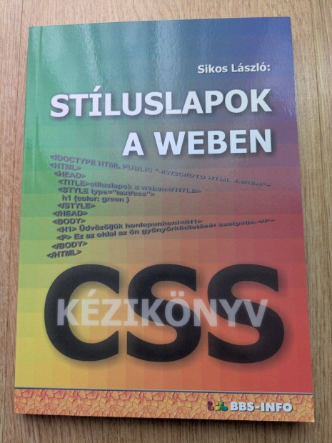 Skos Lszl: Stluslapok a weben, CSS kziknyv