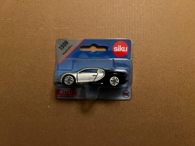 Siku 1508 Bugatti Chiron - ezst/fekete