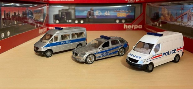 Siku Polizei Tri BMW s 2DB Mercedes Sprinter!!