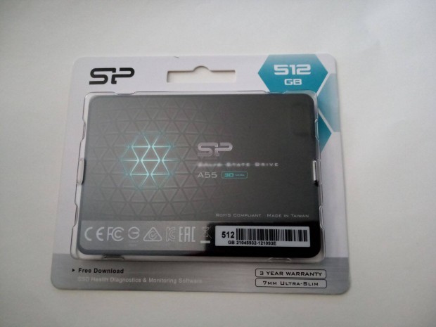 Silicon Power 512GB A55 2,5" SSD meghajt