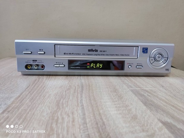 Silva (LG ) VRC-505Y 6 fejes hifi stereo video magn