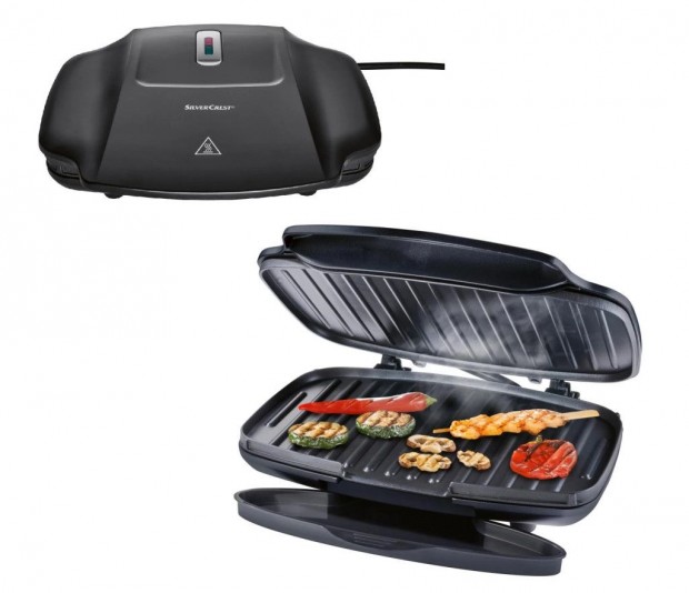 SilverCrest SKG 1000 C1 elektromos grillst mini kontaktgrill 1000W