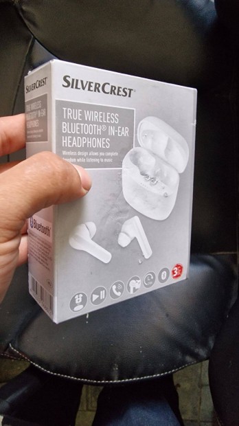 Silver Crest True Wireless Bluetooth in-ear headphones