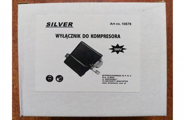 Silver S10678 kompresszor nyomskapcsol 380V