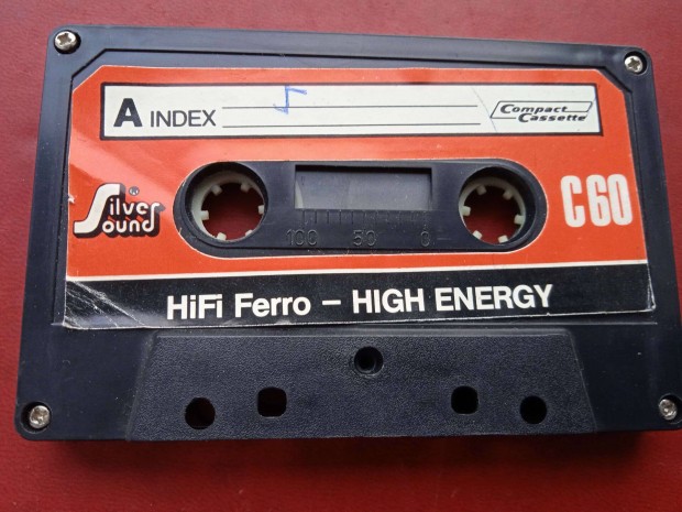 Silver Sound C 60 retro audio kazetta , borító papír nélkül