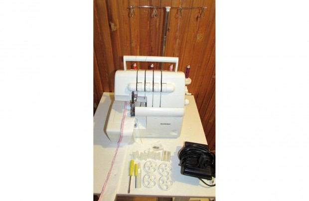 Silvercrest 4 szálas overlock interlock tisztázó varrógép *****