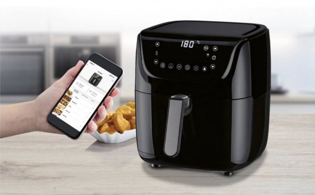 Silvercrest SMART Digitális forrólevegős sütő XL 5,2 liter