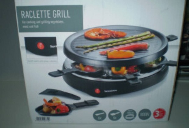 Silvercrest elektromos, 6 szemlyes raclette grill