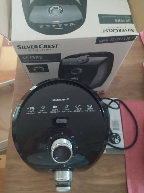 Silvercrest forrólevegős sütő air fryer