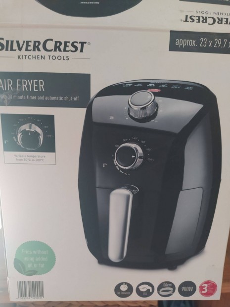 Silvercrest forrólevegős sütő air fryer