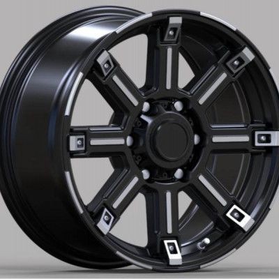 Silverline Canyon Fekete polír 7,5X17 6X139,7 ET25 106,1 | alufelni |